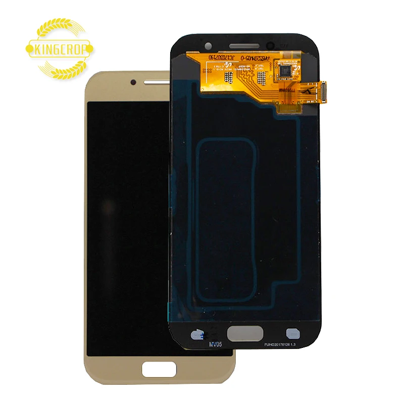 

KINGCROP AAA quality for SAMSUNG GALAXY A5 2017 LCD A520 A520F SM-A520F Display Touch Screen Digitizer Assembly, Blue/black/gold/pink