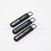 Make custom funny design 3d logo pvc rubber zip pulls clothing pullers tags for promotion