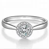 Women's Wedding Rings Red corundum zircon Jewelry 100% 925 Sterling Silver Design Ring fashion jewelry