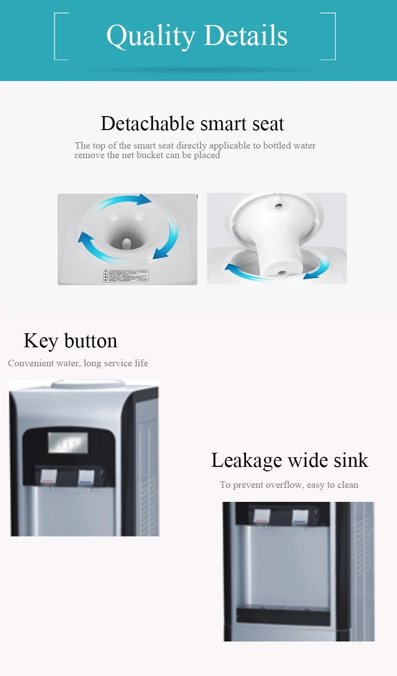 Normal Top Loading Standing Home Style Hot And Cold Water Dispenser