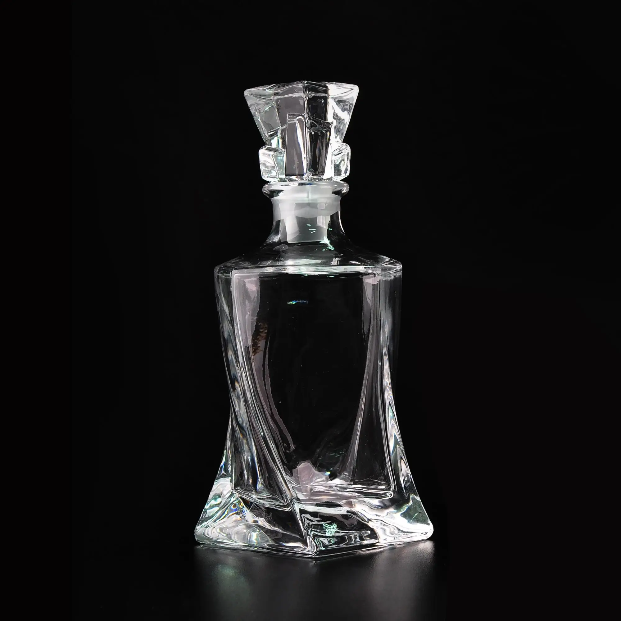 Twisted Shape Bulk Glass Decanter Set Buy Glass Bottle,Wholesale