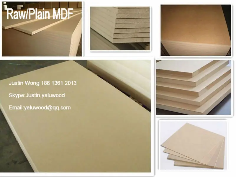 raw plain mdf