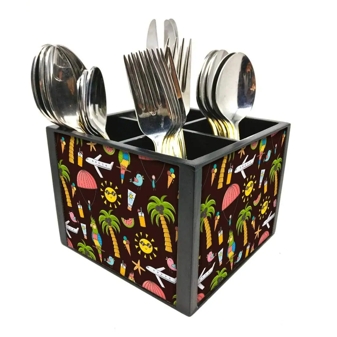 Cutlery Holder For Table Find Deals Get Quotations Nutcase Designer Cutlery Stand Holder Flatware Caddy Spoons Forks Knives Organizer For Dining Table