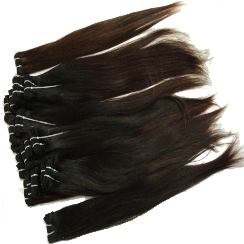 

Letsfly wholesale 20pcs Unprocessed Brazilian Virgin Hair Straight Bundles 100% Human Hair Weaving Extension Natural Color
