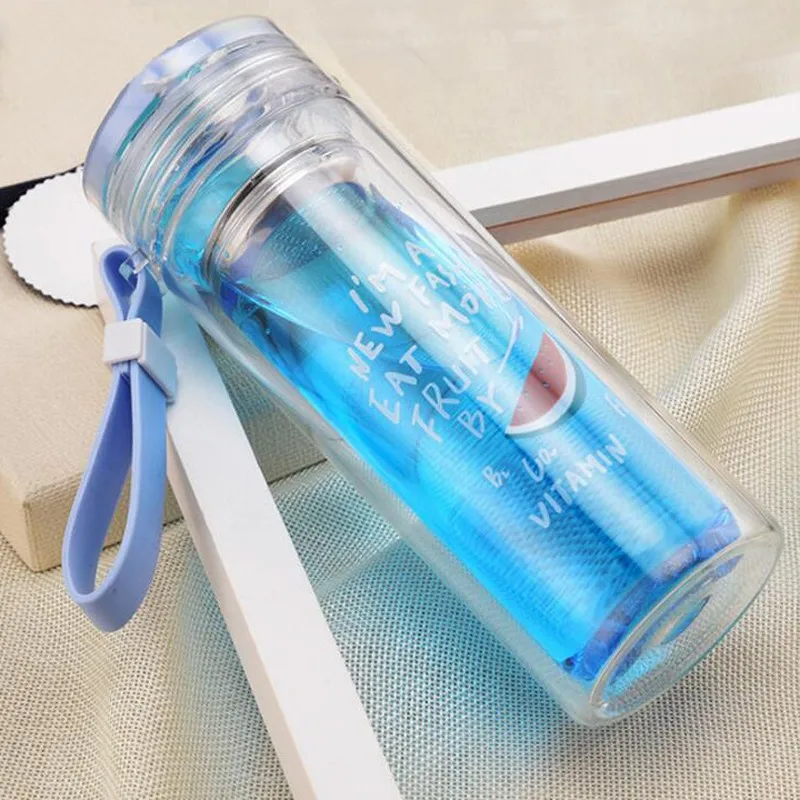 Glass Drinking Bottle With Tea Infuser