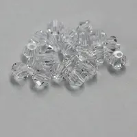 

wholesale 4mm 6mm clear color crystal bicone beads glass beads Jewelry beads for jewelry making