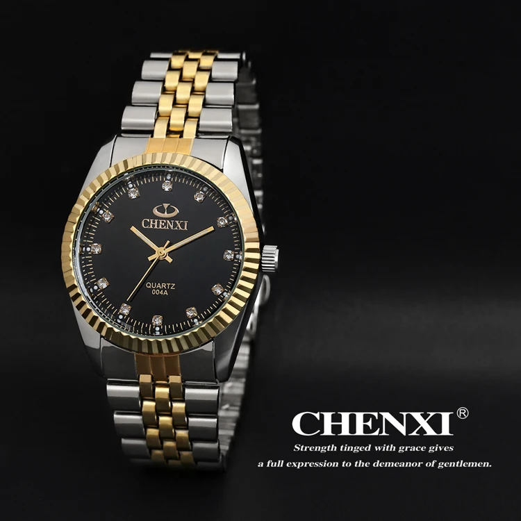 

CHENXI CX-004A Hot Selling Classical Fashion High Quality Cheaper Watch For Lover Stainless Steel Strap Watch Relogio Wholesale, 5 colors