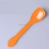 Disposable small tasting plastic spoon for yogurt ice cream pudding can be Separate wrapped