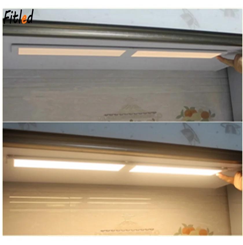 
Dimming sensor LED Kitchen Cupboard Under Cabinet Lights Lamps 