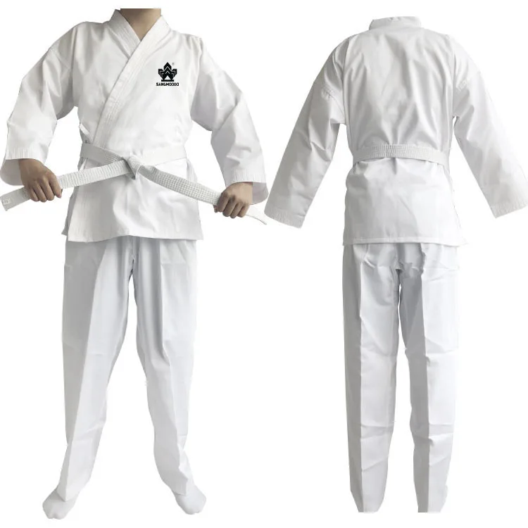 

Customized wkf strong polyester or cottonmen women martial arts clothing karate uniform, White,black,red,blue