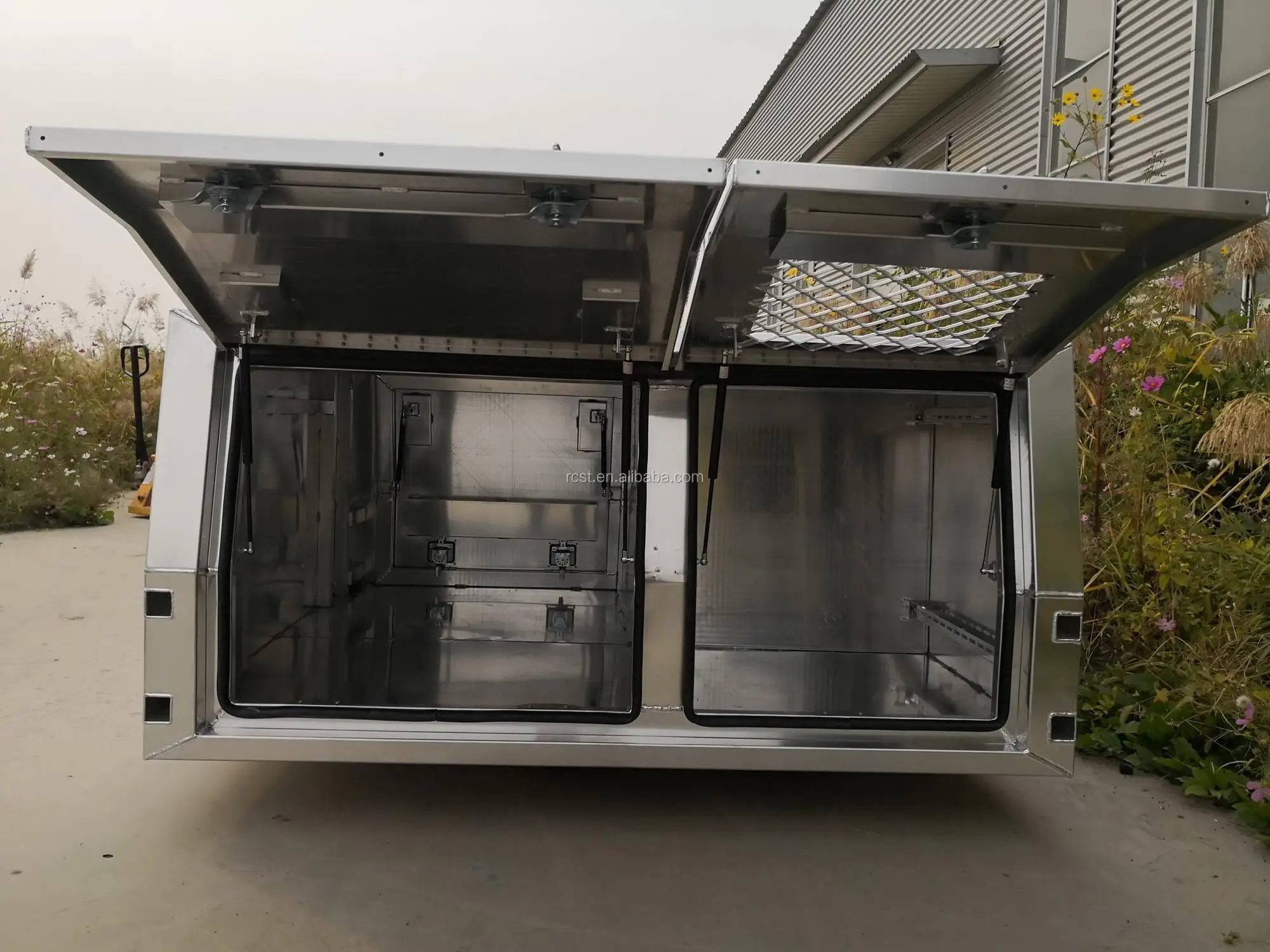 Jack Off Flat Plate Alloy Canopy(with Double Dog Box),Ute Canopy,Aluminium Canopy Ute Buy