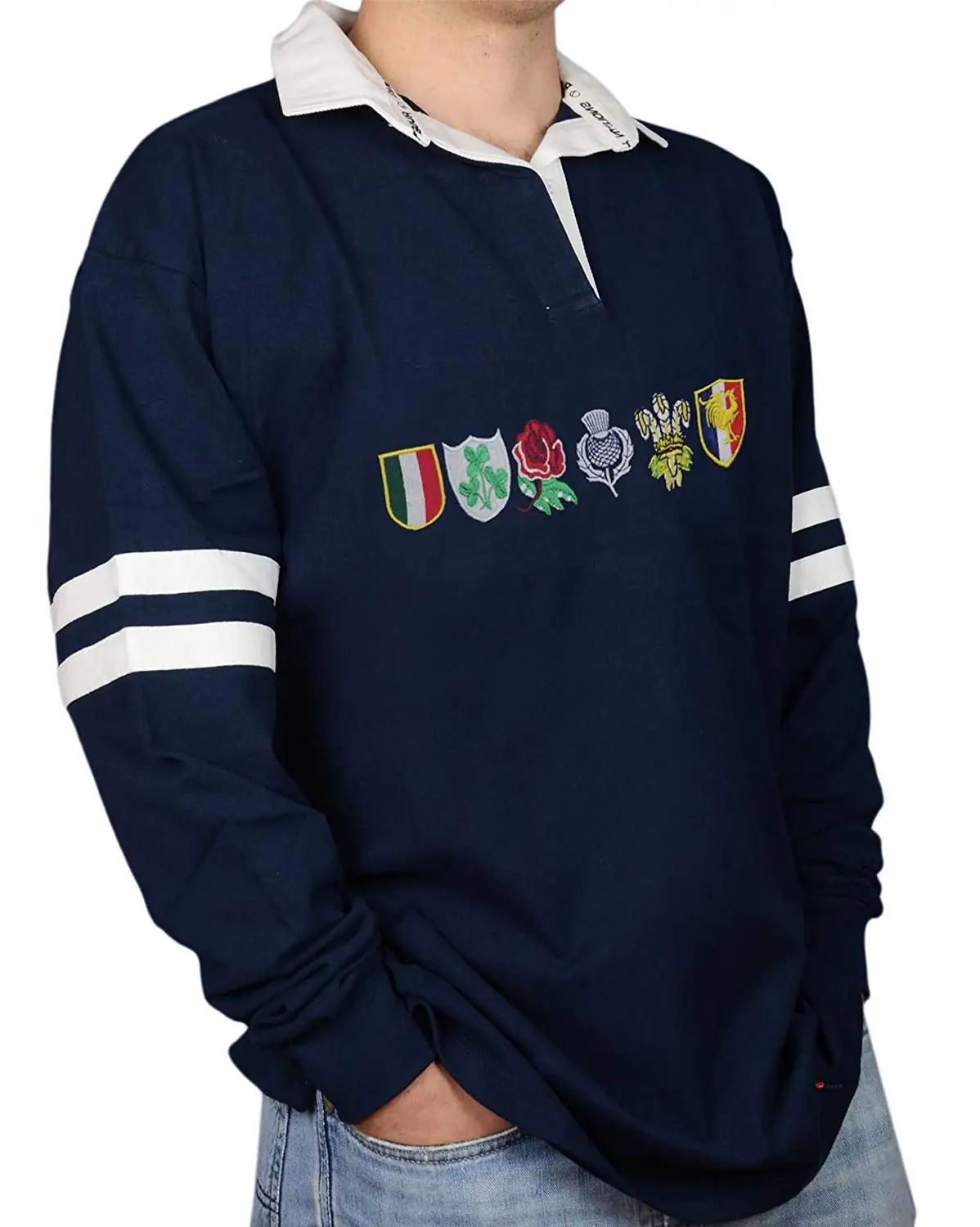 Rugby Shirt Six Nations option Large