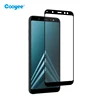 9H hardness full cover screen guard for Samsung A6 2018 glass screen protector