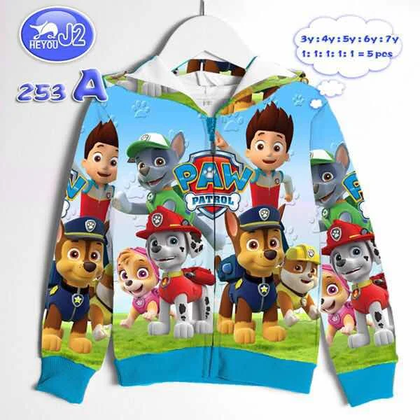 

New design 2021 kids clothing jacket printed polyester cartoon boy hoodie jacket