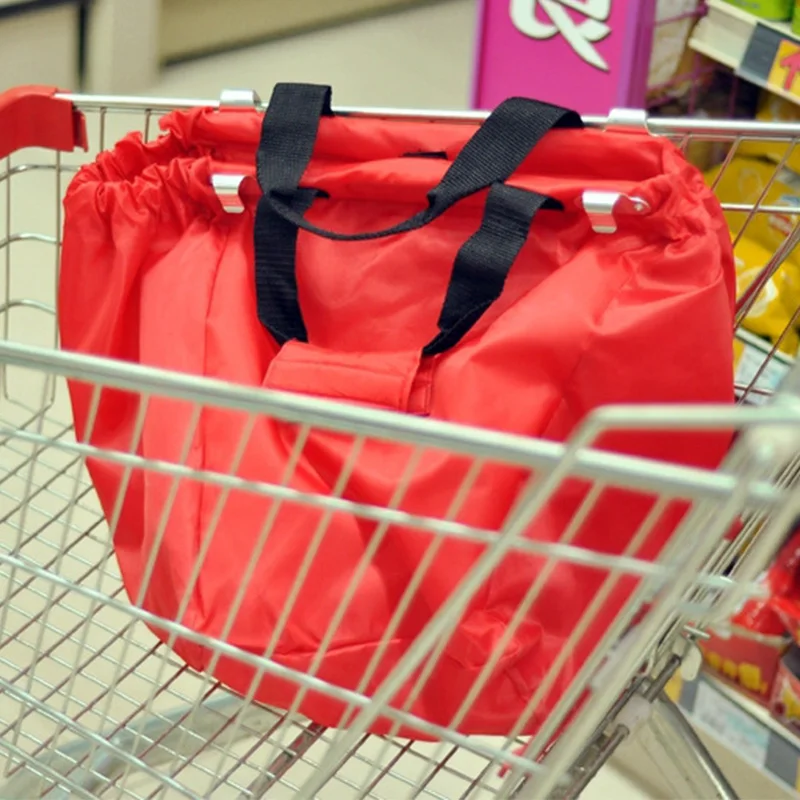 reusable grocery bags that attach to cart