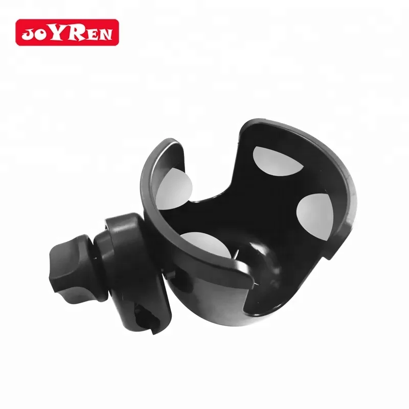 

Baby Stroller Cup Holder - Buggy Pram Pushchair Drink Bottle Cup Holder, Black, grey, any color can be customized
