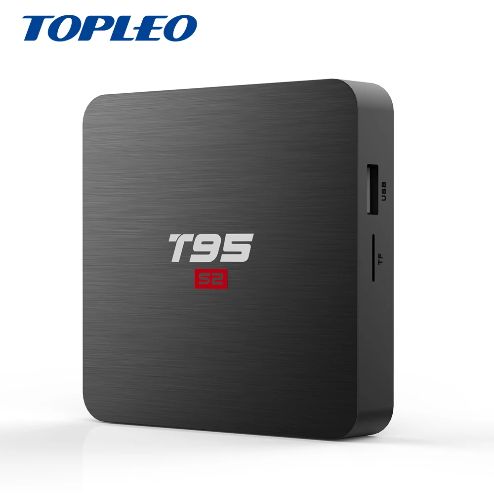 

Wholesale T95 S2 KD 18.0 10/100M RJ-45 2.4G WIFI world internet Amlogic S905W Quad core tv android box