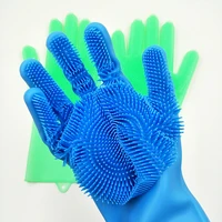 

Reusable Waterproof Heat Resistant magic silicone dishwashing gloves