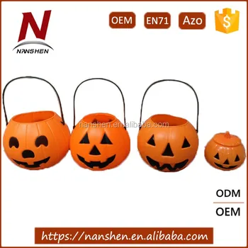 plastic halloween buckets