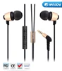 Ienjoy best selling colorful metal earphone with mic free sample earphones china bulk items