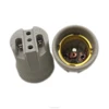High Quality China manufacturer electric threaded decorative socket F519 ceramic E27 Lamp Holder