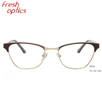 

Hot sale stainless steel optical frames ready stock eyeglasses 2019
