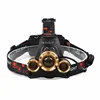 3 LED Headlamp XML T6 1000LM Headlight Rechargeable 4 Mode Torch Lights With 18650 Battery