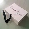 Custom Design White Cardboard Tie Packaging Box with Ribbon