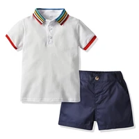 

Baby Boy Clothing Sets 2019 Infant Newborn Boys Clothes Suit T-shirts+Shorts 2PCS Outfits Bebes Clothing for Summer