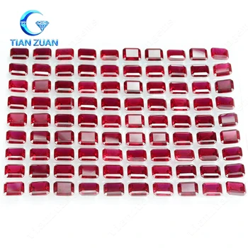 Octagon Shape 8 Red Ruby Stone 114 Color Spinel Emerald Octagon Shape 8 Red Ruby Stone 114 Color Spinel Emerald
