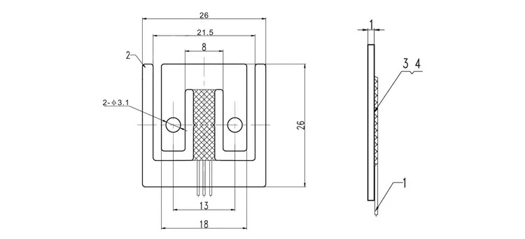 GML623A Kitchen Scales Micro Load Cell 3kg