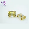 Synthetic Processing Laboratory Breed Light Yellow 10*14 mm 8 carats Clear Emerald Cut Moissanite