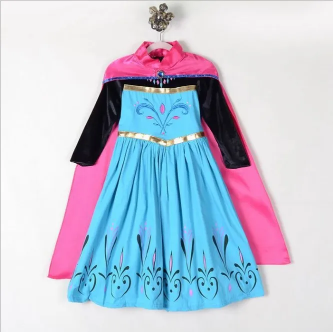 

Girls Birthday costume dress frozen anna pretty princess, Shown