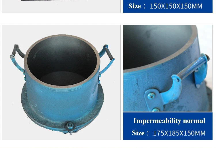 150mm foam Cast iron concrete cement precast stamping abs cube test molds moulds price
