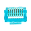 Bare copper Gold-plated Cat5e plug 8P8C plug RJ45 plug for UTP cat5e network cable connector