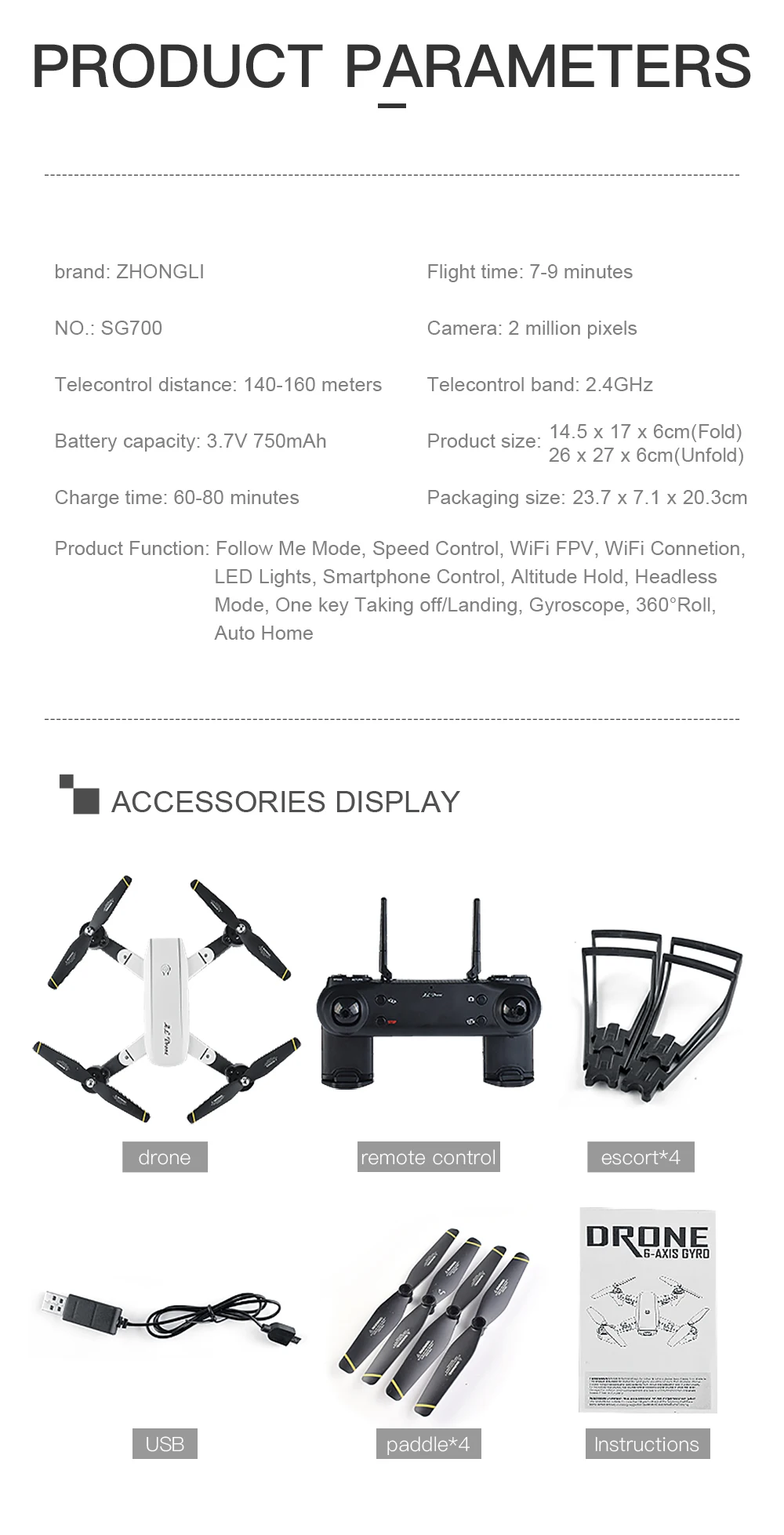 Michelangelo privilegeret Feje New Arrival Sg700 Drone With Camera Wifi Fpv Quadcopter Foldable Altitude  Hold Headless Rc Helicopter - Buy Sg700 Drone,Sg700 Drone,Sg700 Drone  Product on Alibaba.com