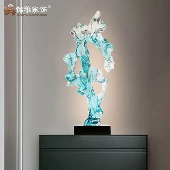 Oem Customized Size Color Clear Resin Home Decoration Abstract Oem Customized Size Color Clear Resin