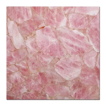 Natural Gemstone Pink Quartz Egyptian Galala Beige Marble For
