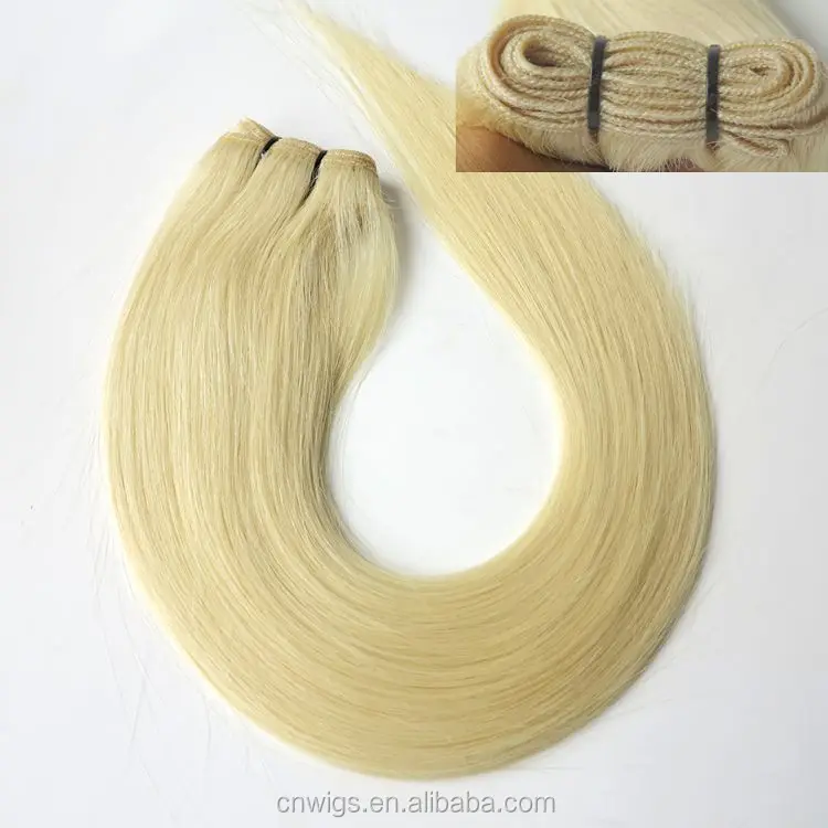 

XUCHANG HARMONY 3 Pieces 22inch Color #60, 100gram/piece Cuticle Intact virgin remi weft hair extensions with blonde color