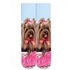 3D printed socks hip hop style men's short tube skateboard spring/summer towels Korean fashion socks sock