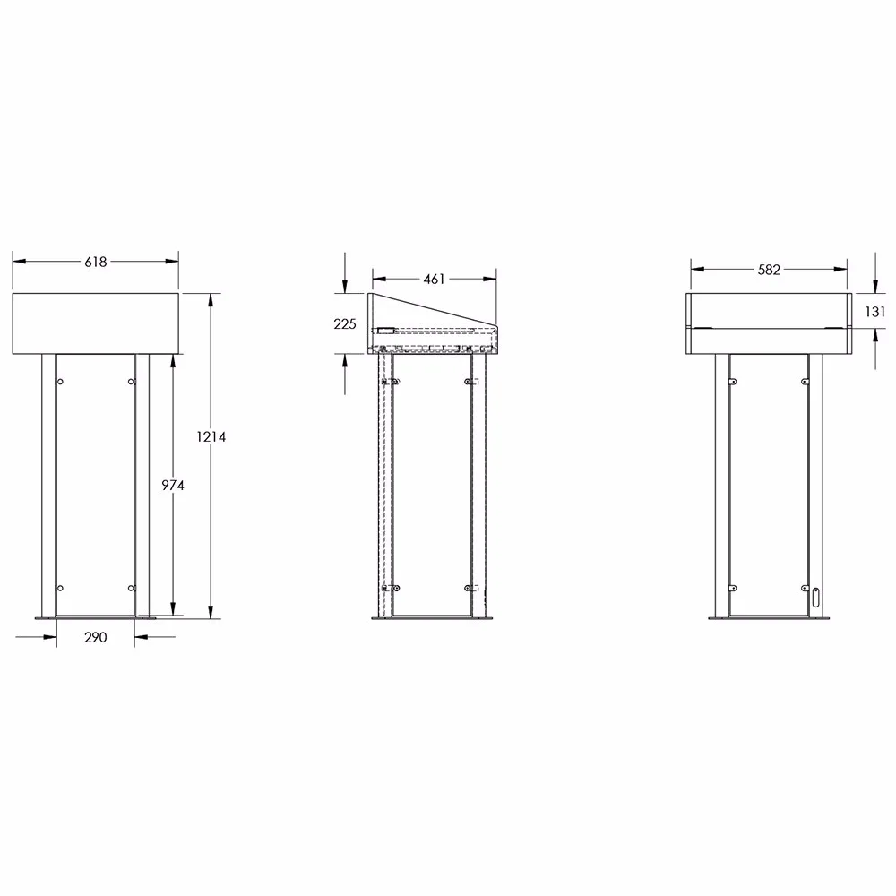 Acrylic Lectern Strong Metal Modern Stainless Podium - Buy Stainless ...