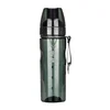 700ML simple and transparent sports and fitness water bottle for students outdoor portable plastic space water bottle