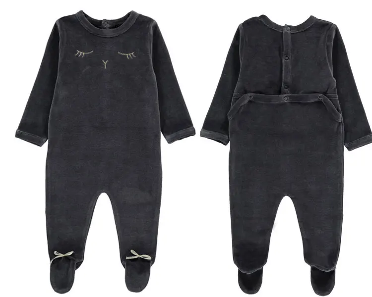 Wholesale Winter Kids Plain Pajamas,Custom Baby Footed Pajamas - Buy Footies Baby Boy,Footies 