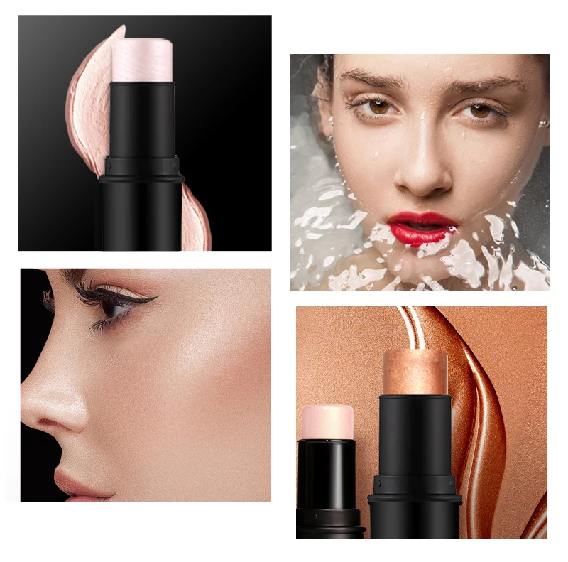 
Private label foundation custom your own brand highlighter makeup glitter foundation 5c 