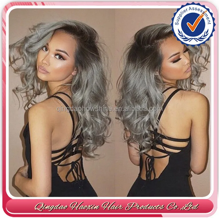 

Ombre Human Lace Front Wig