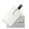OEM available metal card USB flash drive 2.0 3.0 business card U disk custom logo16gb/32gb/64gb