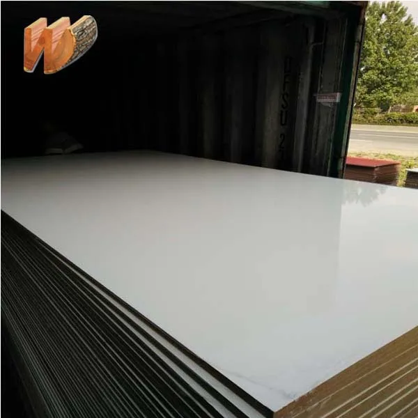 4*8 High Glossy 18mm Uv Mdf Board/melamine Waterproof Mdf For Furniture