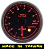 60mm Angel Ring Simple Function Smoke Lens RPM Tachometer Gauge with warning