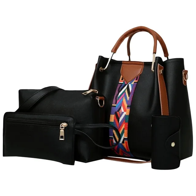 

Women Bag Set PU Leather 4 Pcs/set