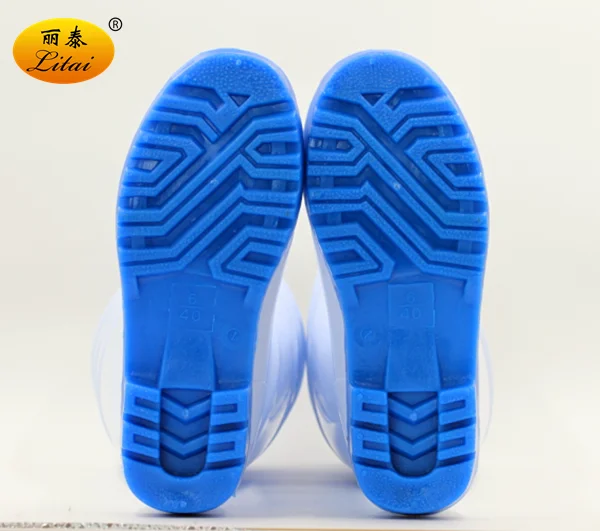 

food industry anti oil anti smashing and piercing waterproof nitrile rubber sole white pvc boots men gumboots wholesale, Requirement